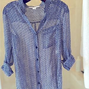 Diane Von Furstenberg Lorelei Sheer Top